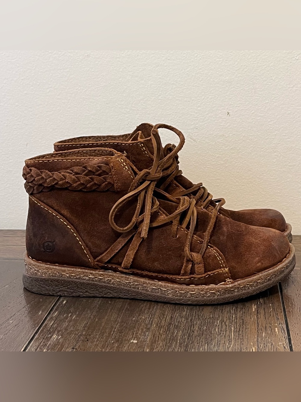 Born Temple II Glazed Ginger Ankle Boots Womens 6.5